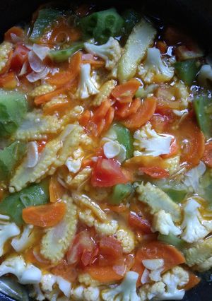 Foto resep Sayur Pelangi
