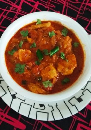 A picture of Lahori Murgh Curry.