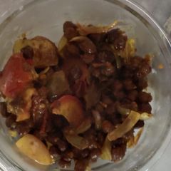 A picture of Chana chaat.