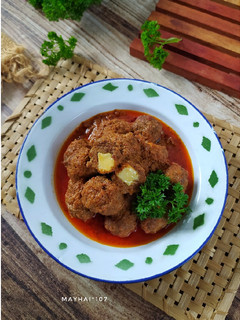 Foto resep Rendang Bola Daging