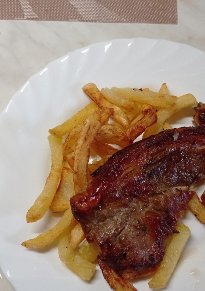 Borjúcomb egyben sütve recept fotója