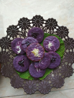 Foto resep Kue lumpur ubi ungu