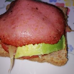 Beaf brawn sandwich #snackchallenge A picture of Beaf brawn sandwich #snackchallenge.