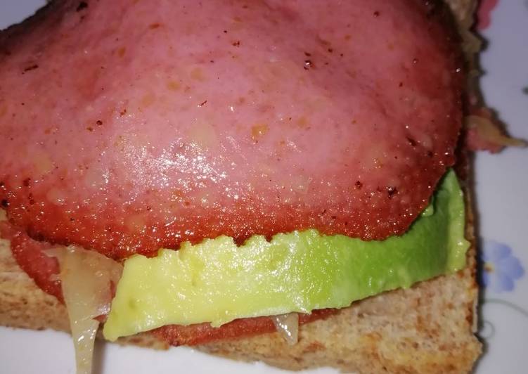 Beaf brawn sandwich #snackchallenge