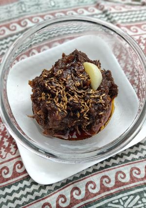 A picture of Dates Amla Chutney.