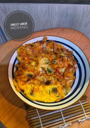 Foto resep Omelet Jamur Merang