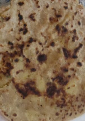 A picture of Aloo ka paratha.