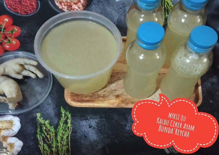 Olahan 🐓 Kaldu Ceker Ayam (MPASI) | Cara Membuat 🐓 Kaldu Ceker Ayam (MPASI) Yang Sempurna