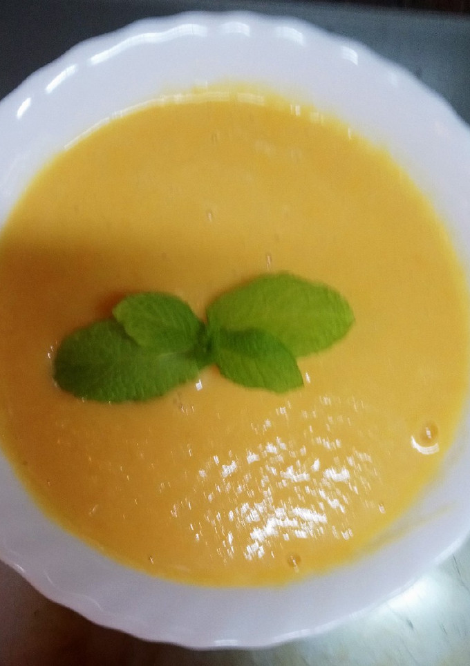 Una foto de Crema de calabaza