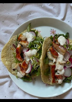 Halas taco gluténmentesen recept fotója