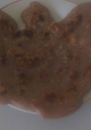 A picture of Chocolate butterfly pancake.