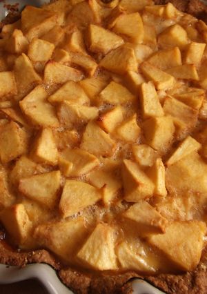 Foto principal de Tarta integral de manzana y chía