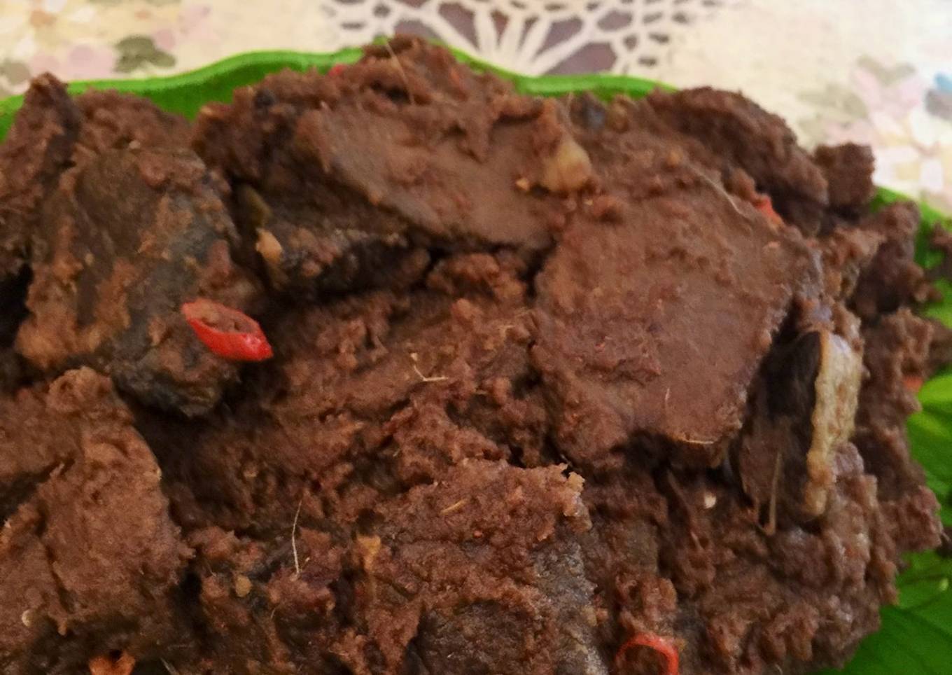 Rendang Daging-Paru
