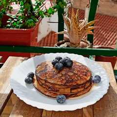 รูปของ Pancake avena y plátano