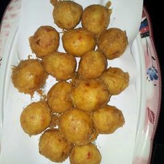 Yam balls A picture of Yam balls.