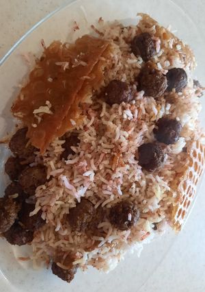 عکسی از دستور سماق پلو