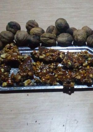 Una foto de Crocante de nueces