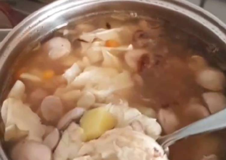 Sup bakso kembang tahu
