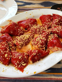 Una foto de Pimientos del piquillo rellenos