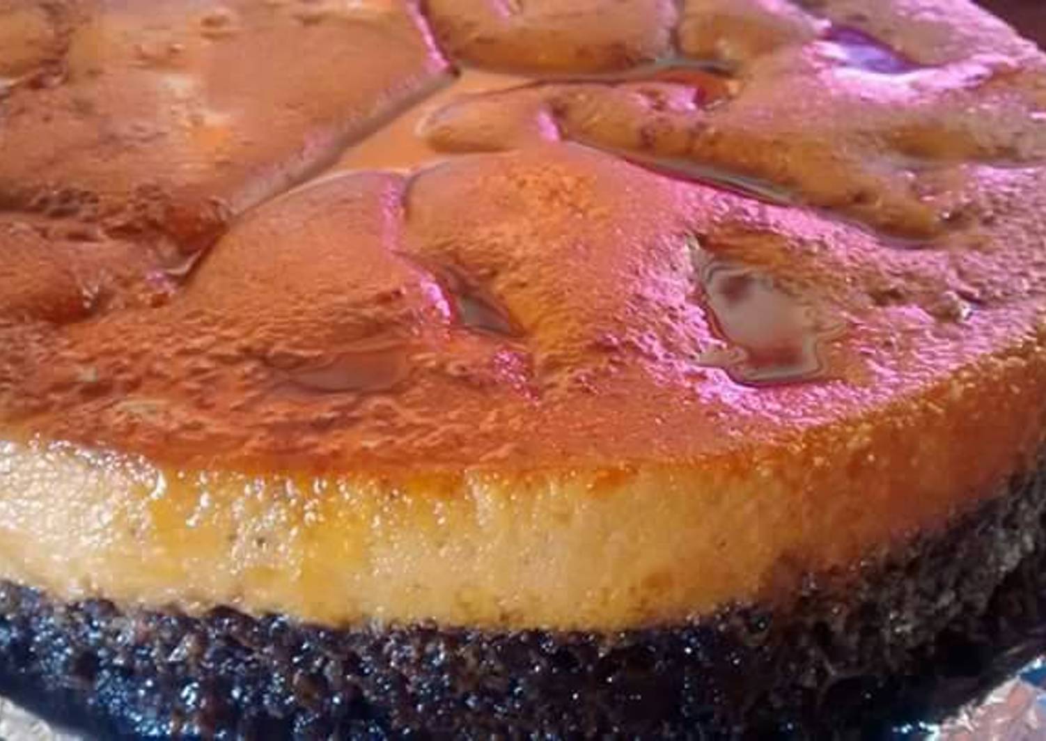 Choc Flan En Horno Receta De Tani Liz De Jesus Cookpad