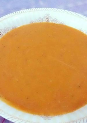 صورة لوصفة شوربه عدس 😋