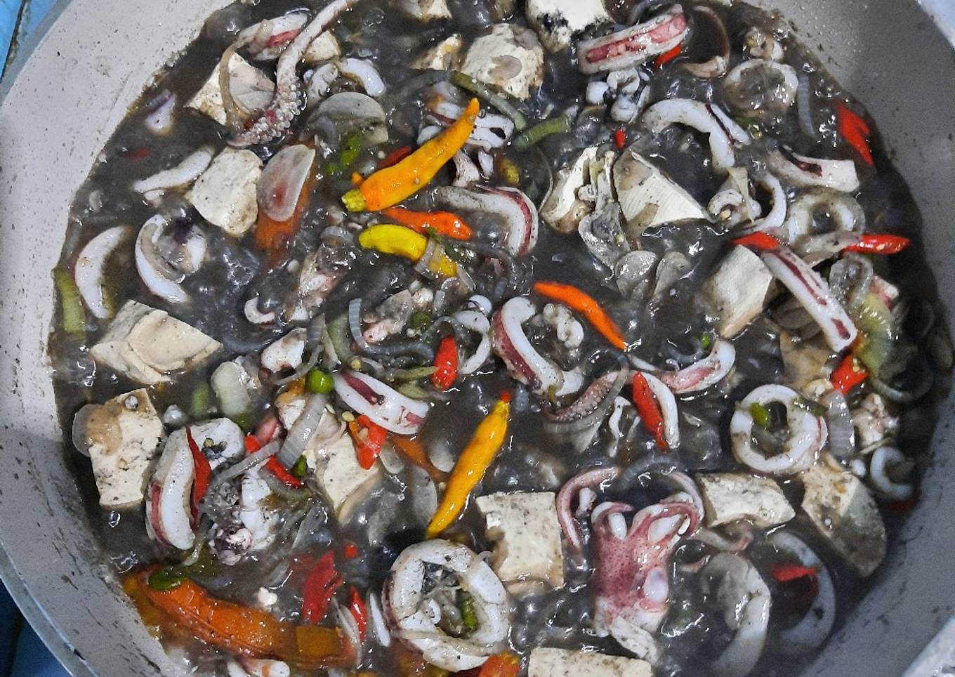 Tumis cumi segar������