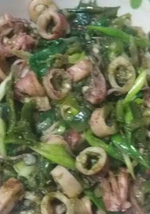Foto resep Asin cumi sambel ijo