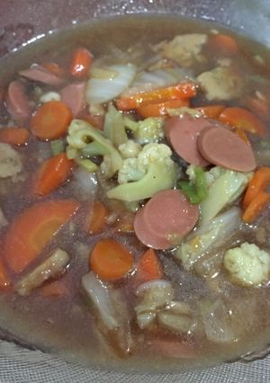 Foto resep Capcay sosis