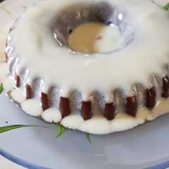 รูปของ Choco Pudding with Vanilla Vla
