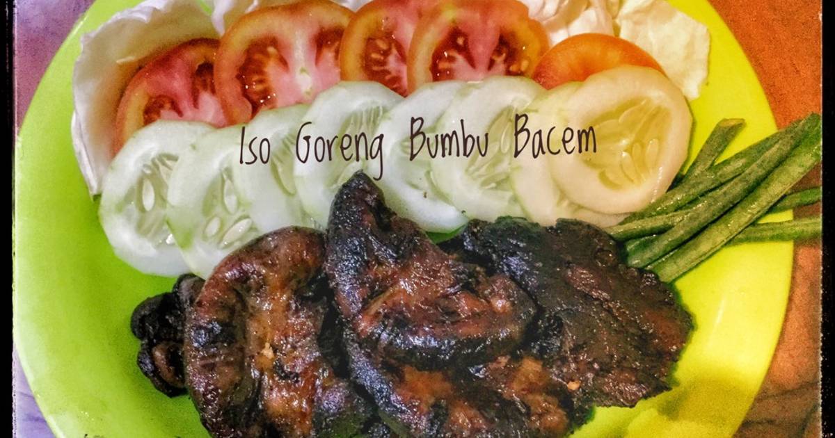 Resep Iso Goreng Bumbu Bacem oleh Tria - Cookpad