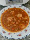 Guiso de mar y tierra en Thermomix