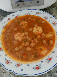 Una foto de Guiso de mar y tierra en Thermomix
