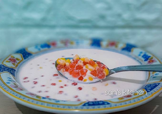 Bubur jagung mutiara