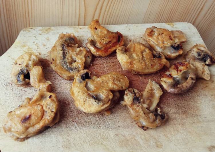 Steps to Prepare Favorite Battered Mushrooms