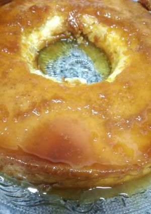Una foto de Flan de Leche Condensada