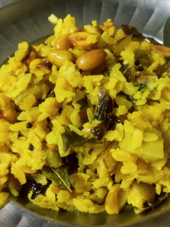 A picture of Kanda poha.