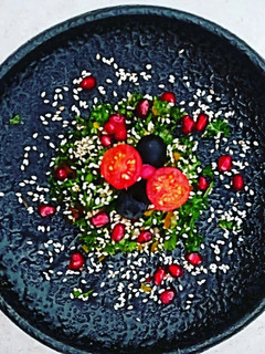 A picture of Tabbouleh salad.