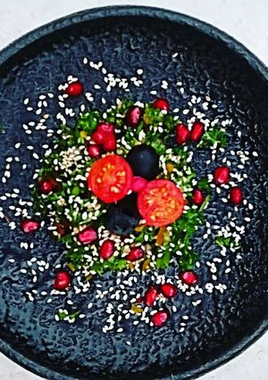 A picture of Tabbouleh salad.