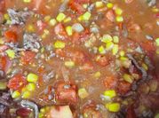 Una foto de carne molida comida chilena