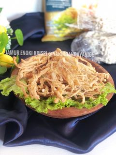 Foto resep Jamur Enoki Krispi