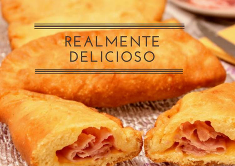 Pastelitos de harina con jamón y queso cheddar Receta de Realmente Delicioso Cookpad