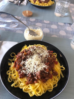 Una foto de Salsa bolognesa para tagliatelle
