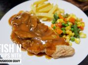 Gambar fish and chip mushroom