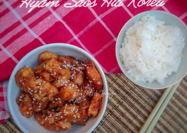 Ayam Saos Ala Korea/Asin Manis