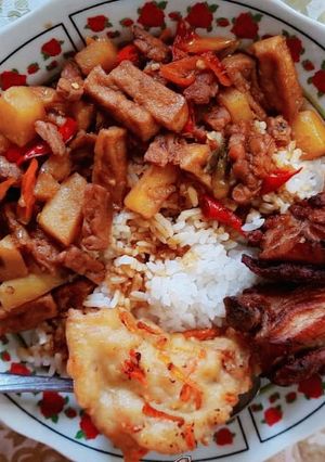 Foto resep Kentang Tahu Tempe Bumbu Kecap Simple (ngabisin sisa isi kulkas)