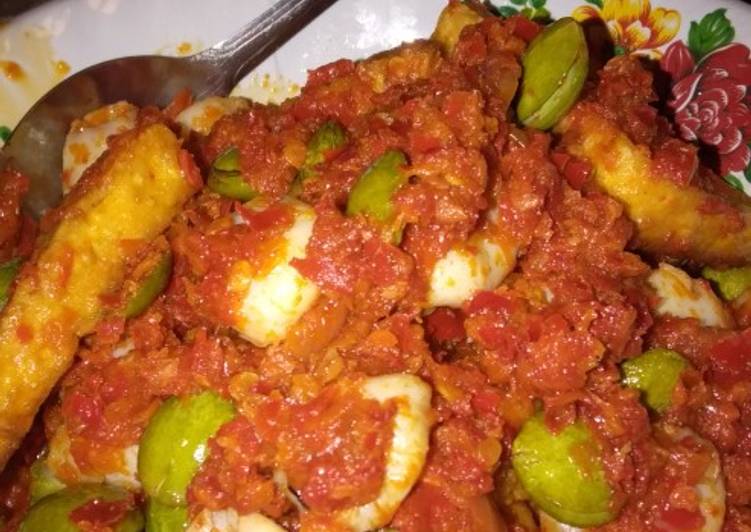 Resep Cumi pete balado | Bahan Membuat Cumi pete balado Yang Sedap