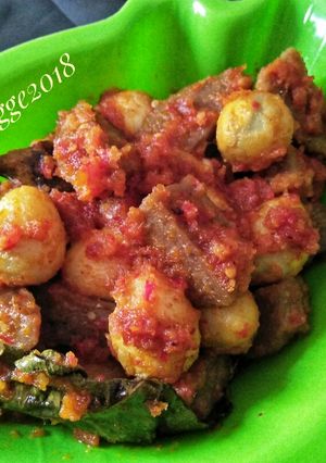 Foto resep Balado Telur Puyuh Bakso #SeninSemangat