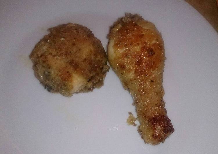 Oven fried chicken Oven fried chicken