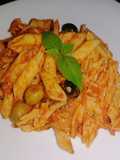 Pasta a la puttanesca over heaven