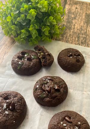 Foto resep Matcha Dubai Chocolate Cookies